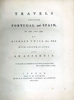 Travels through Portugal and Spain in 1772 and 1773