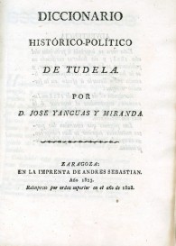Diccionario Histórico-Político de Tudela