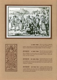 Bailes típicos y escudos de España y sus regiones. = Danses typiques et blasons d'Espagne et ses regions = Typical dances and co