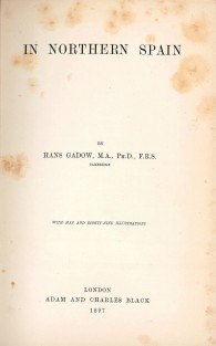 In Northern Spain. With map and eighty nine illustrations. 