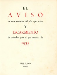 EL AVISO DE ESCARMENTADOS