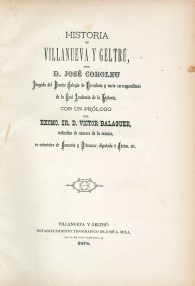 Historia de Villanueva y Geltrú