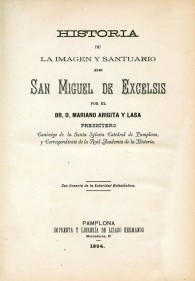 Historia de la imagen y santuario de San Miguel de Excelsis