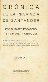 Crónica de la Provincia de Santander.