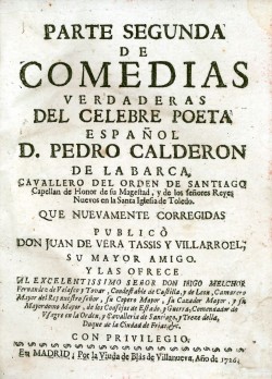COMEDIAS verdaderas del celebre poeta español